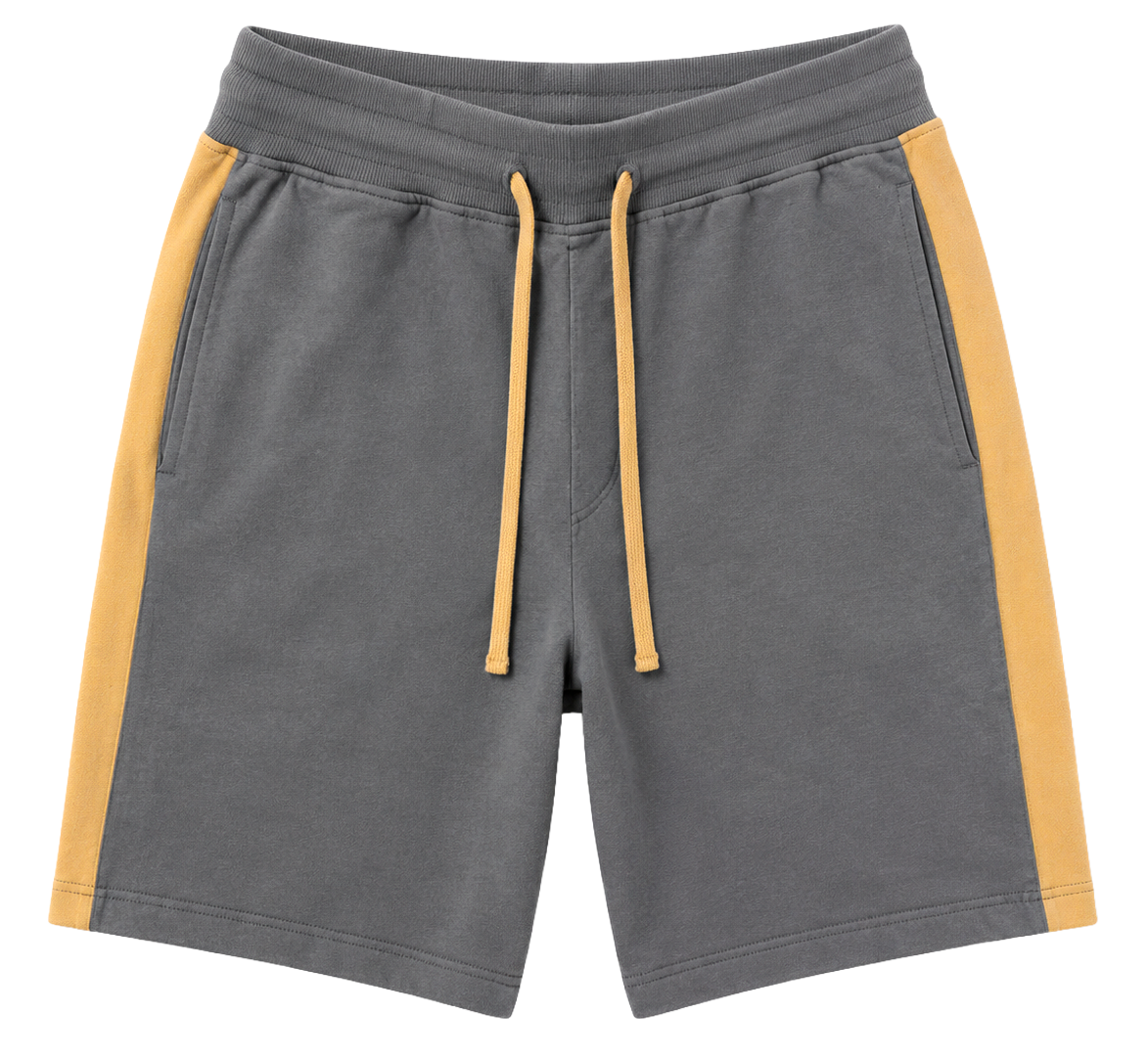 RINGSPUN BASIC SWEAT SHORTS GREY - 341-911