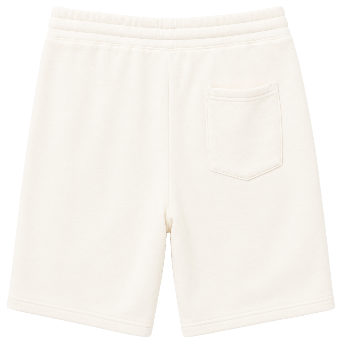 WELL ESTABLISHED GRAPHIC SWEAT SHORTS CREAM - MONGREEN