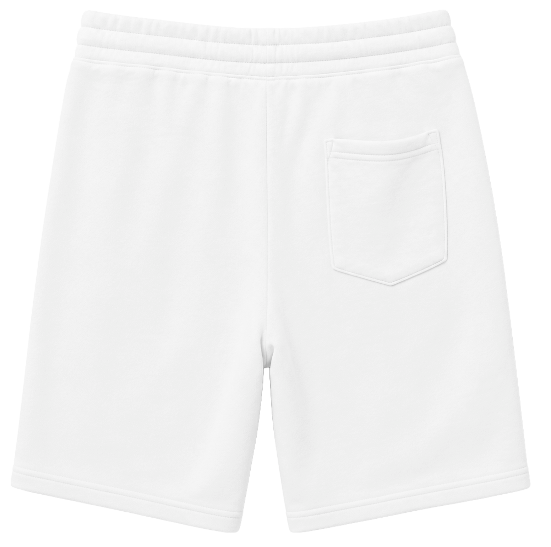 WELL ESTABLISHED GRAPHIC SWEAT SHORTS WHITE - THUNDER