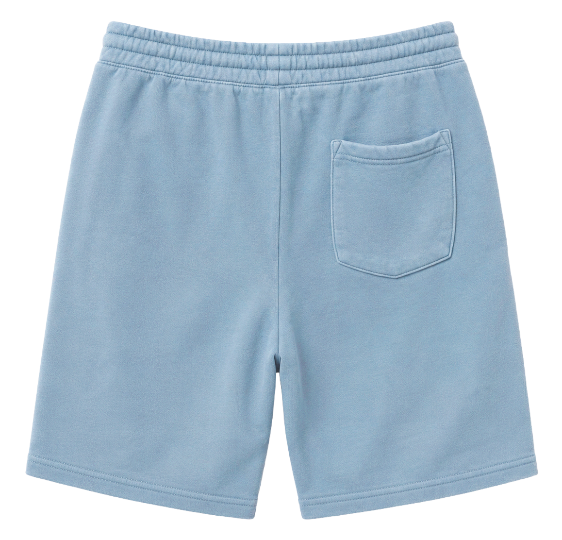 WELL ESTABLISHED GRAPHIC SWEAT SHORTS BLUE - MONGREEN