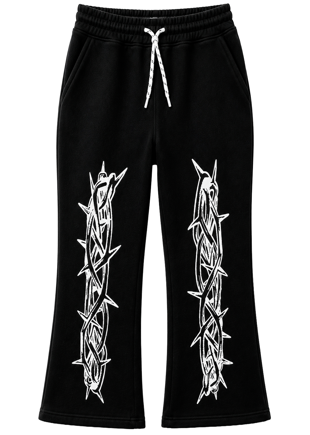 BEZALEL STACKED FLAIR SWEATPANTS BLACK - THORNS