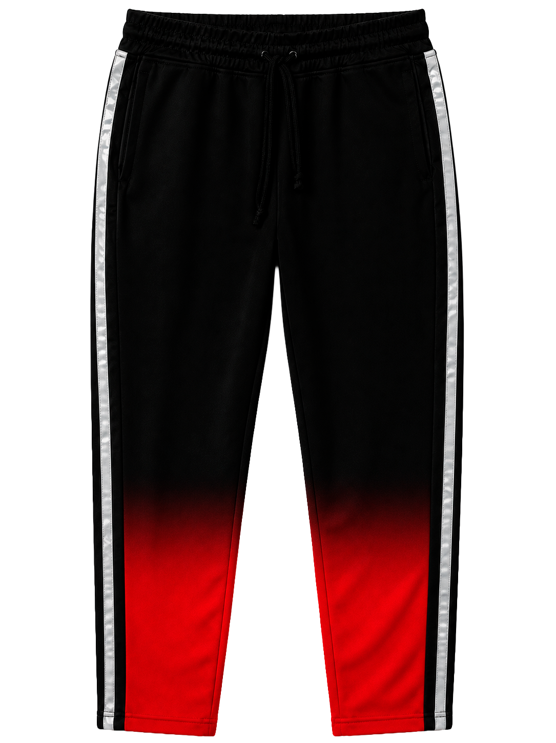 REBEL MINDS OMBRE TRACK PANTS BLACK - 111-412