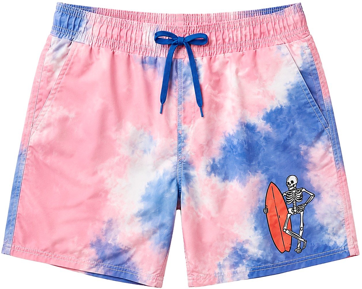 LICENSED CHEMISTRY BOARD SHORTS PINK/BLUE TIE DYE - 4PLS31340CL