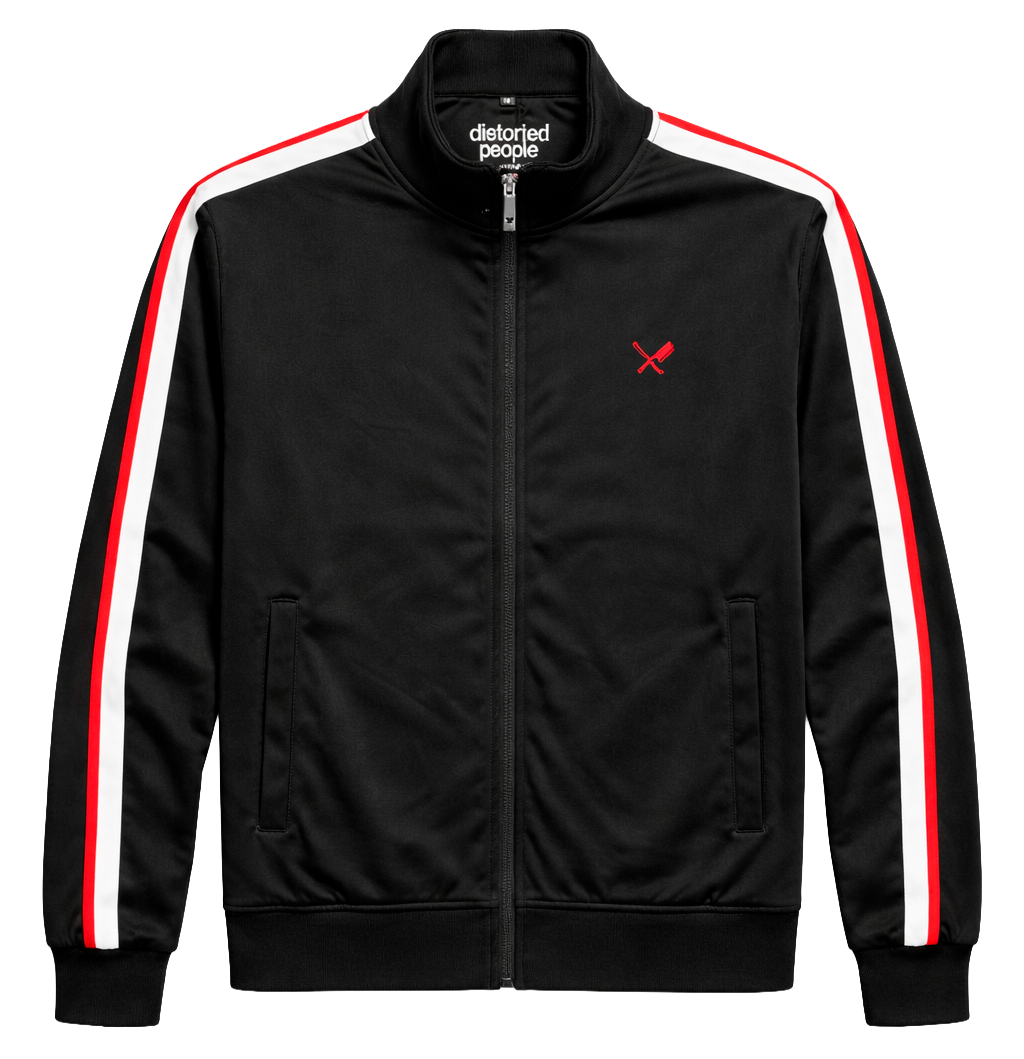 DISTORTED PEOPLE BN X DP TRACK JACKET BLK/RED/WHITE - 3566