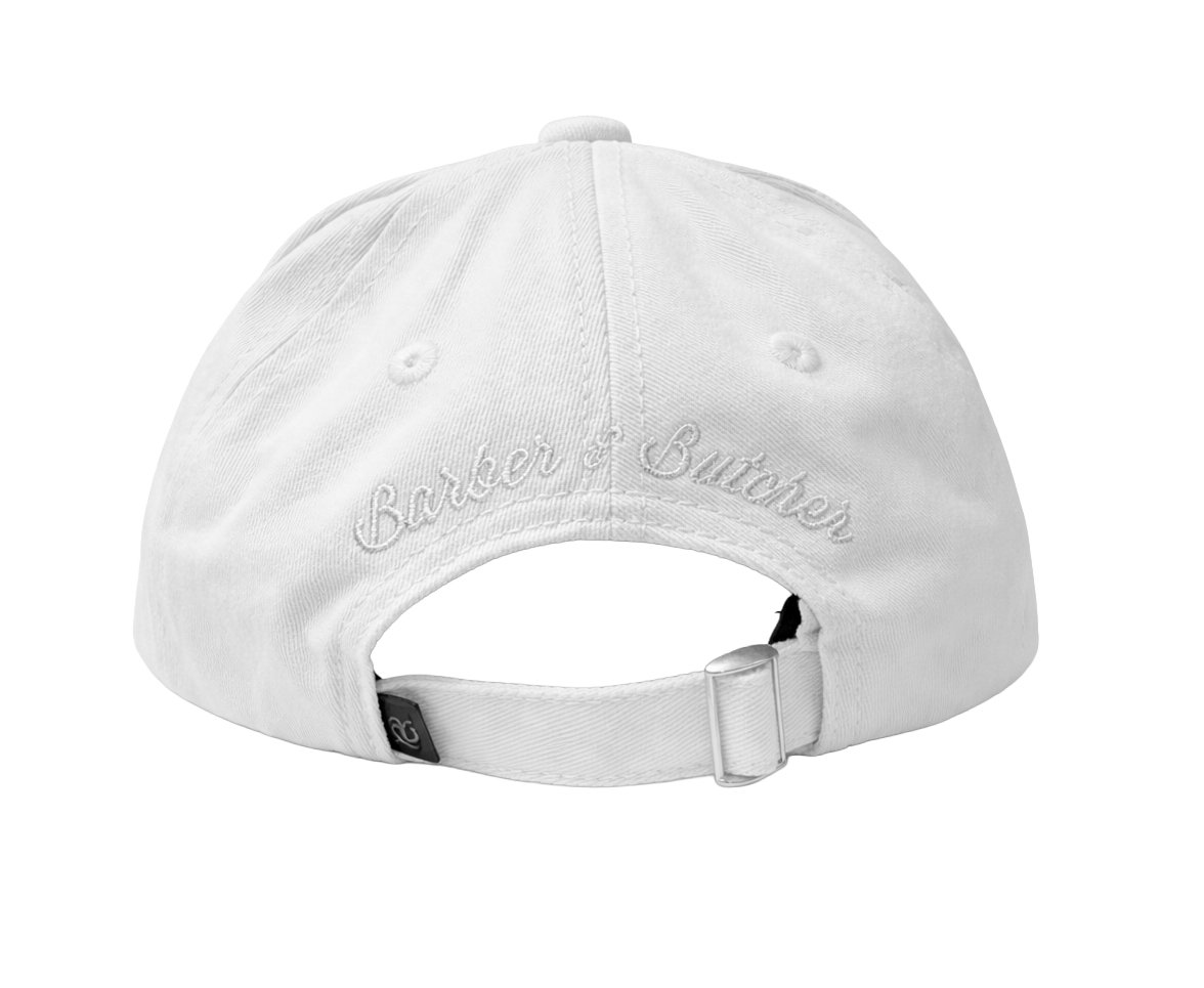 DISTORTED PEOPLE ONE INCH BLADES DAD HAT WHITE - 2535