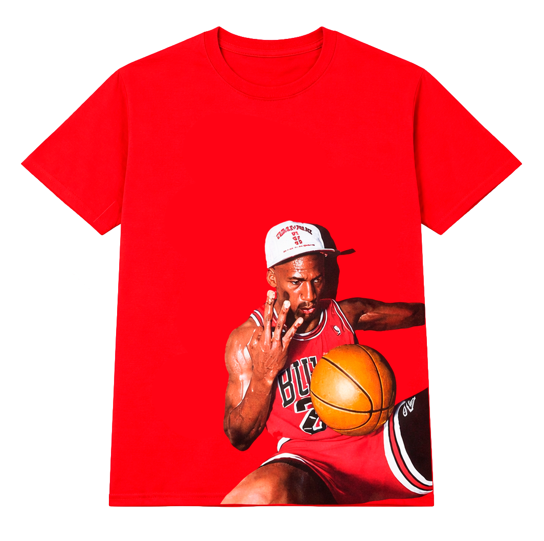 LICENSED GRAPHIC T-SHIRT RED SNOW WASH - JORDAN 3 PEAT