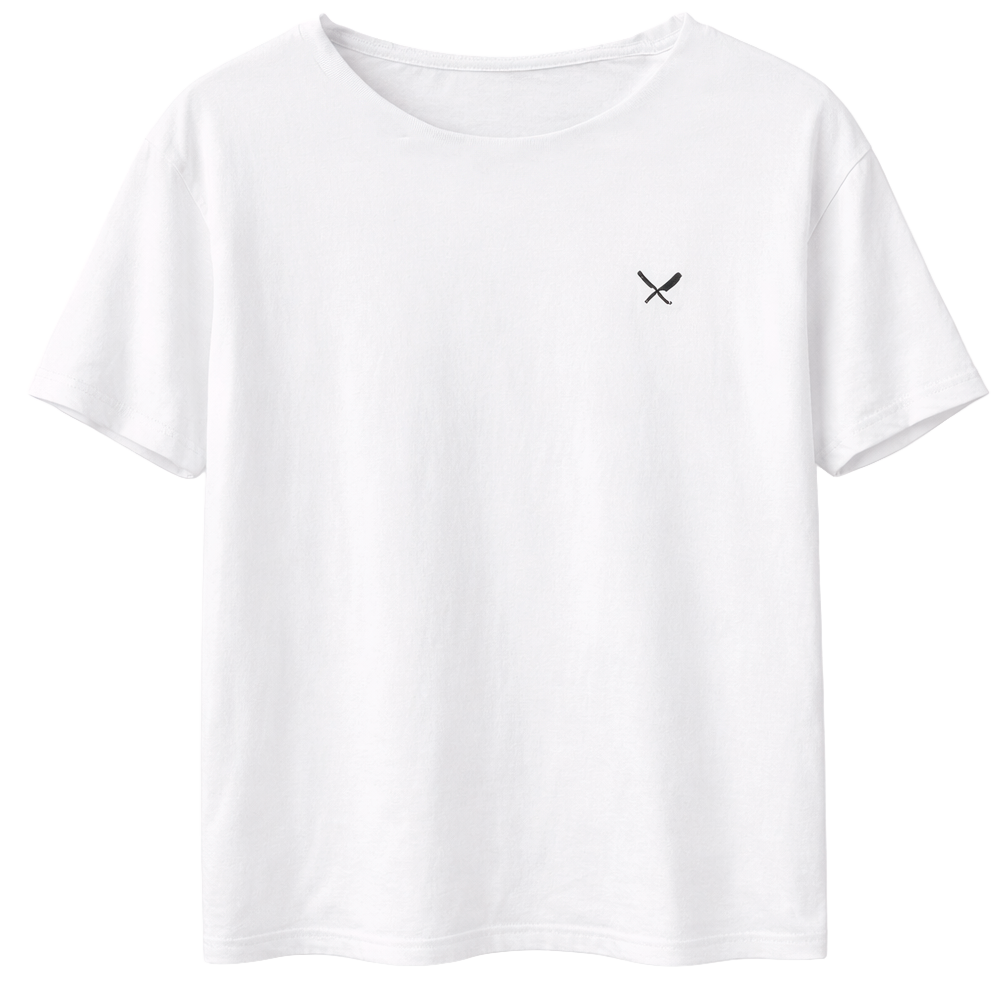 DISTORTED PEOPLE GRAPHIC T-SHIRT WHITE - 1197