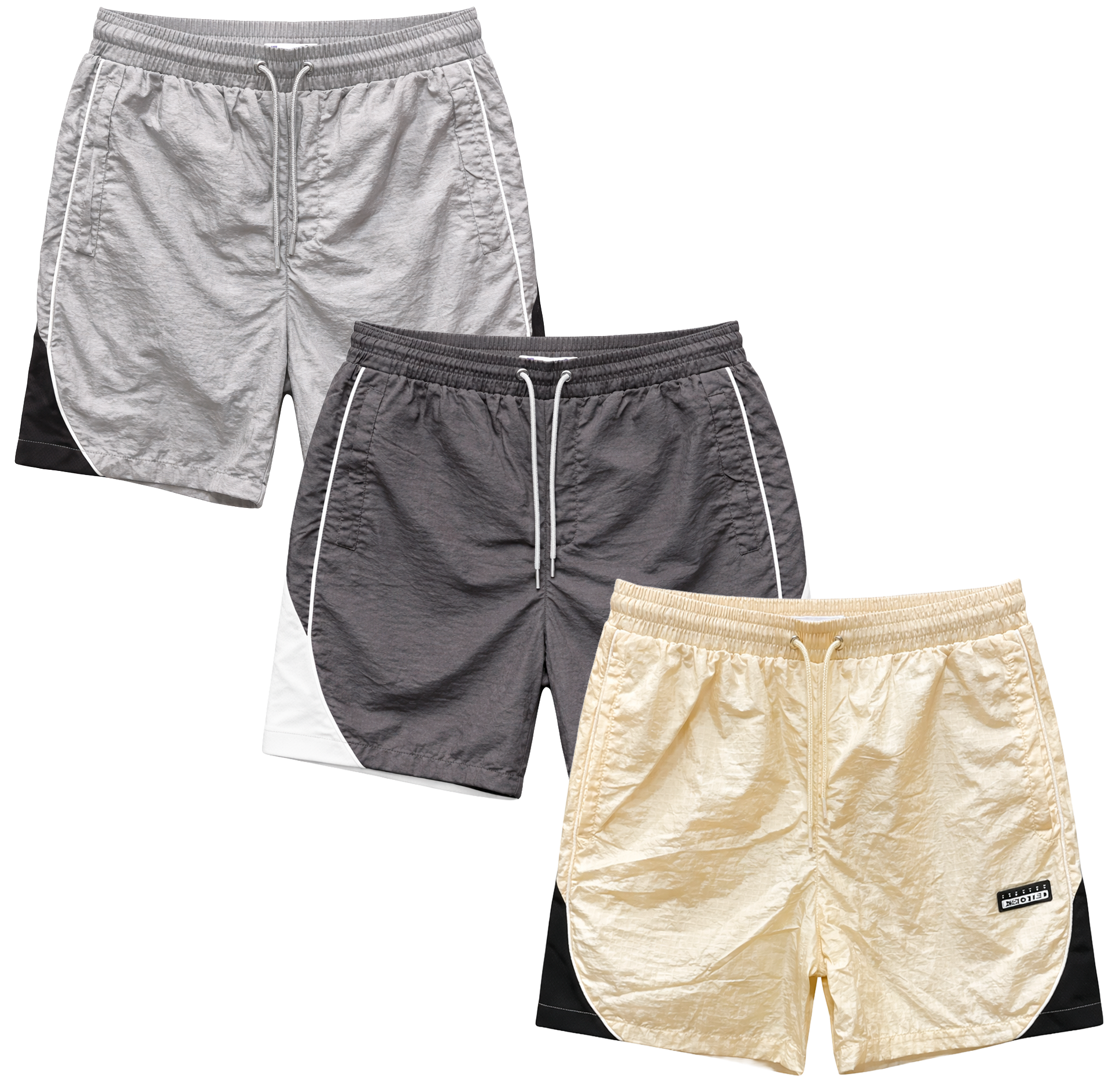 EPTM ASSORTED NYLON TRACK SHORTS ASST - DERBY
