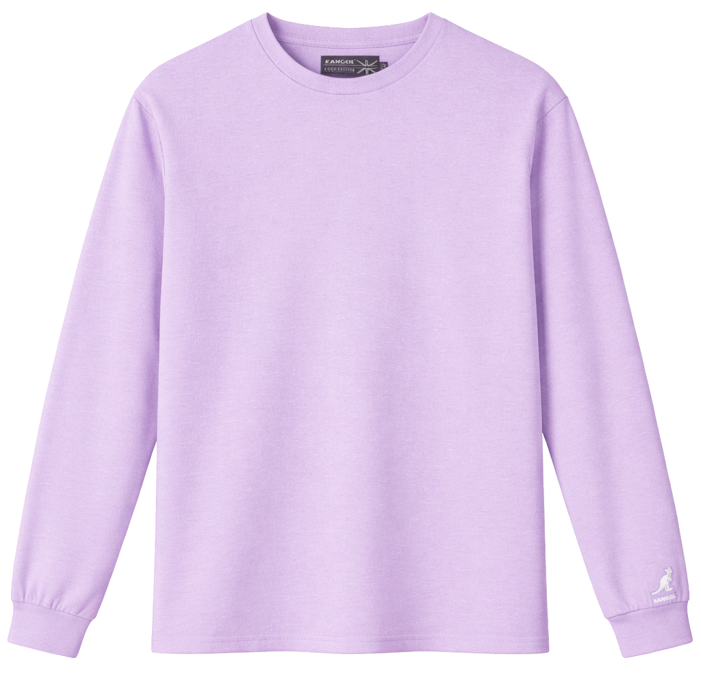 KANGOL LONG SLEEVE SHIRT PASTEL LILAC - K9186LC