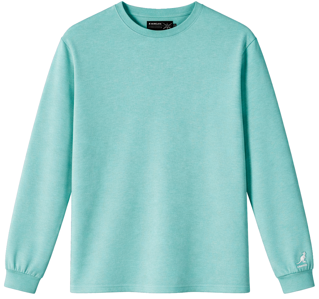 KANGOL LONG SLEEVE SHIRT WATER GARDEN - K9186LC