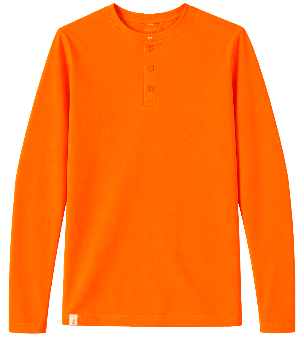 KANGOL LONG SLEEVE SHIRT ORANGE - K9188