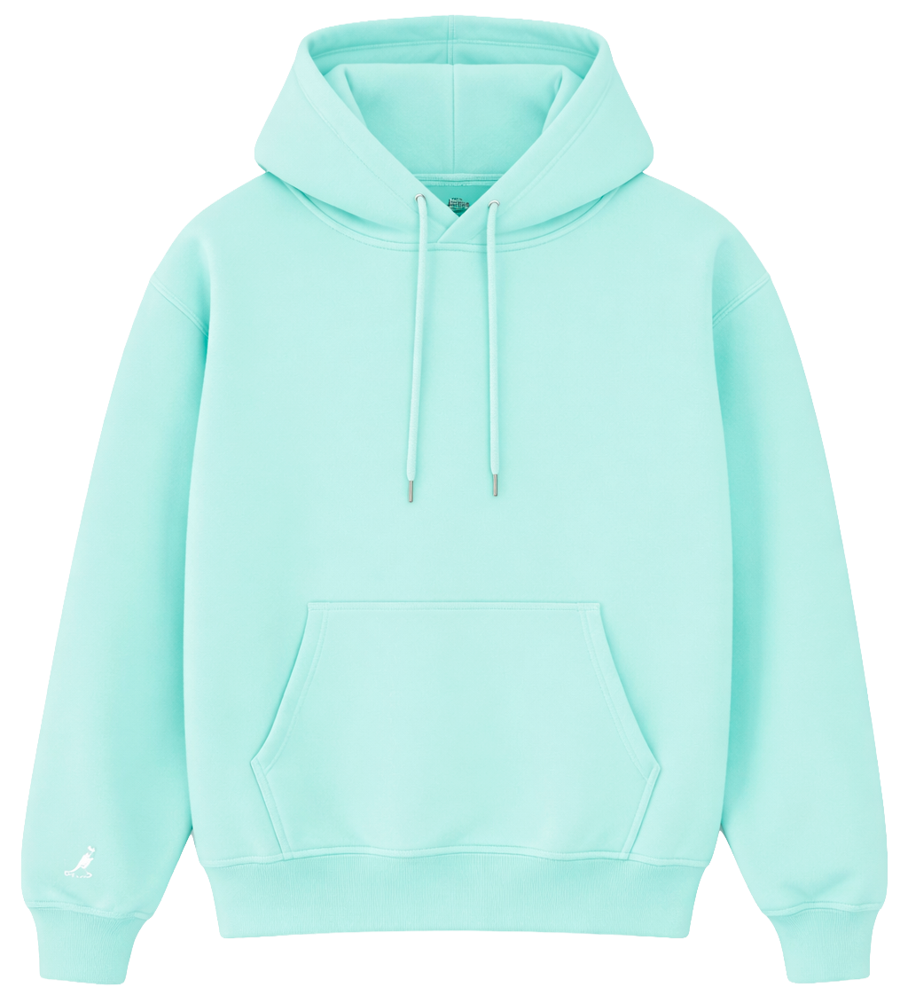 KANGOL FLEECE HOODIE BLUE RADIANCE - K96115