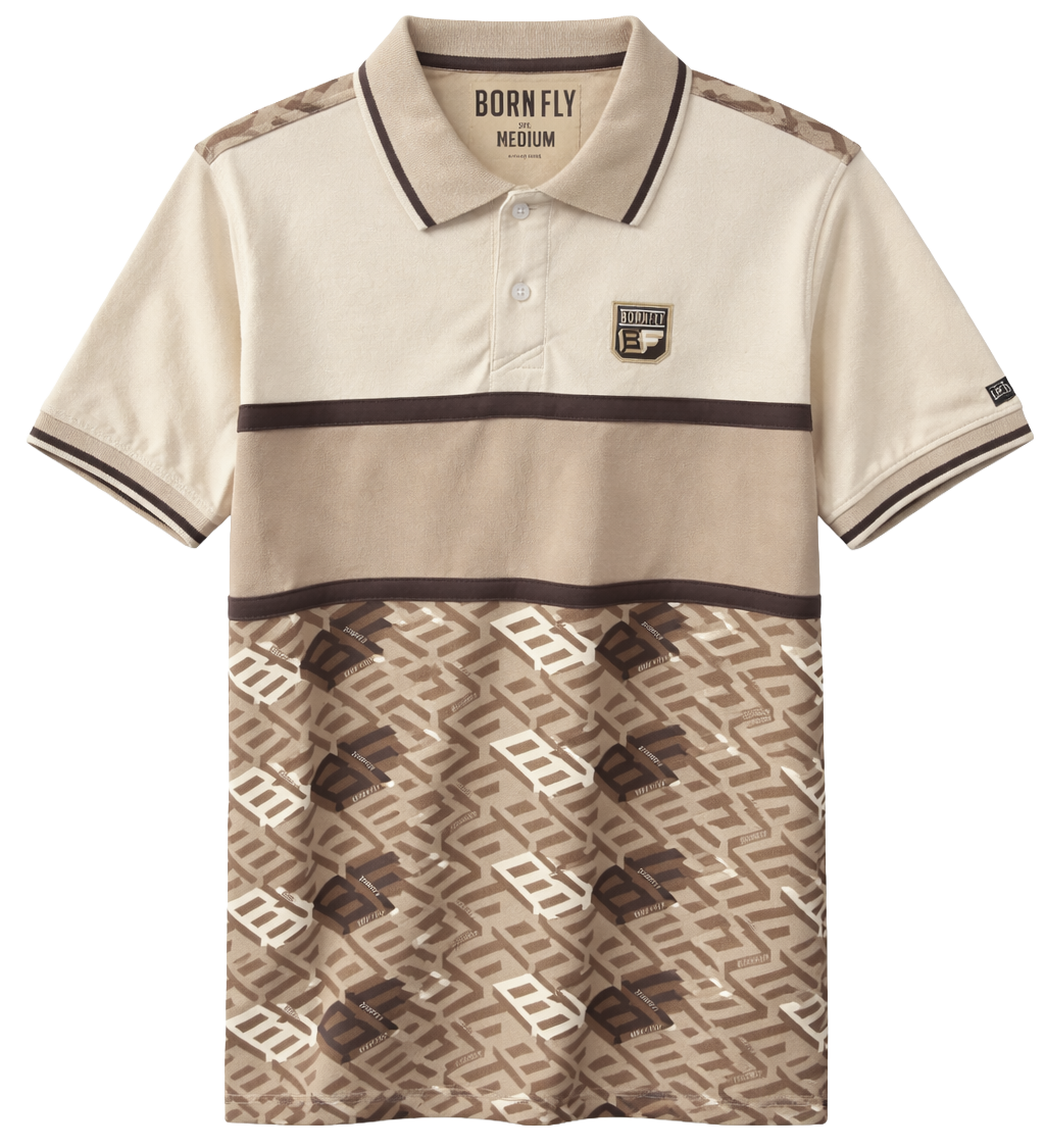 BORN FLY S/S POLO SHIRT MULTI - 2308P4794