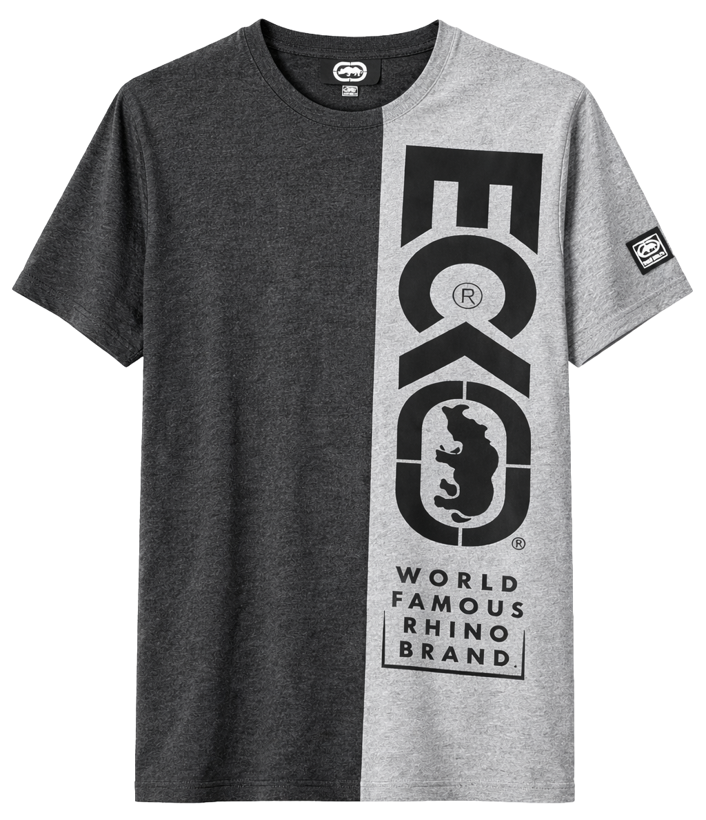 ECKO UNLTD S/S T-SHIRT BLACK HTR - EO13K1147