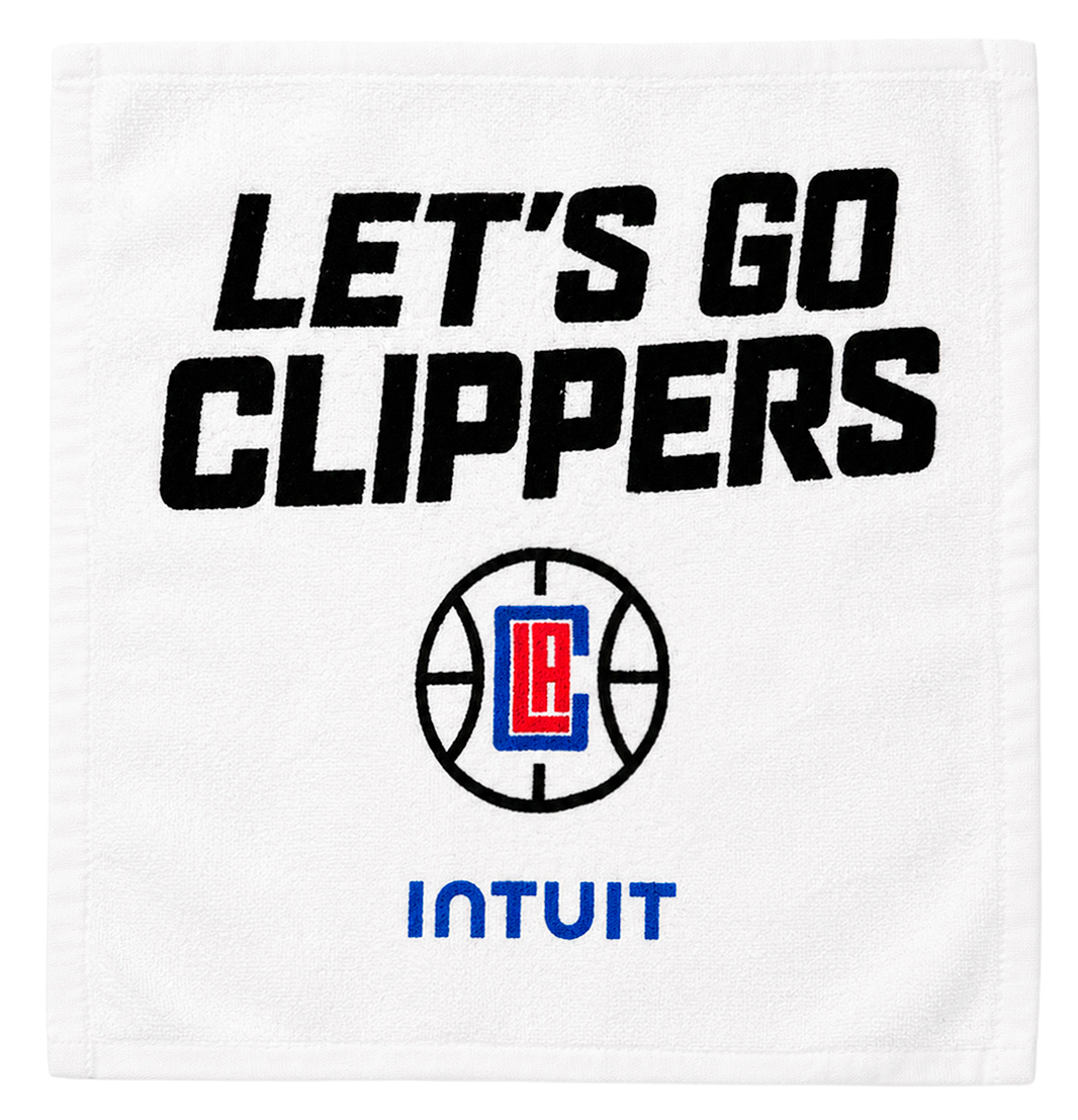 LICENSED PROTOWELS NBA RALLY TOWEL WHITE - 460680 CLIPPERS