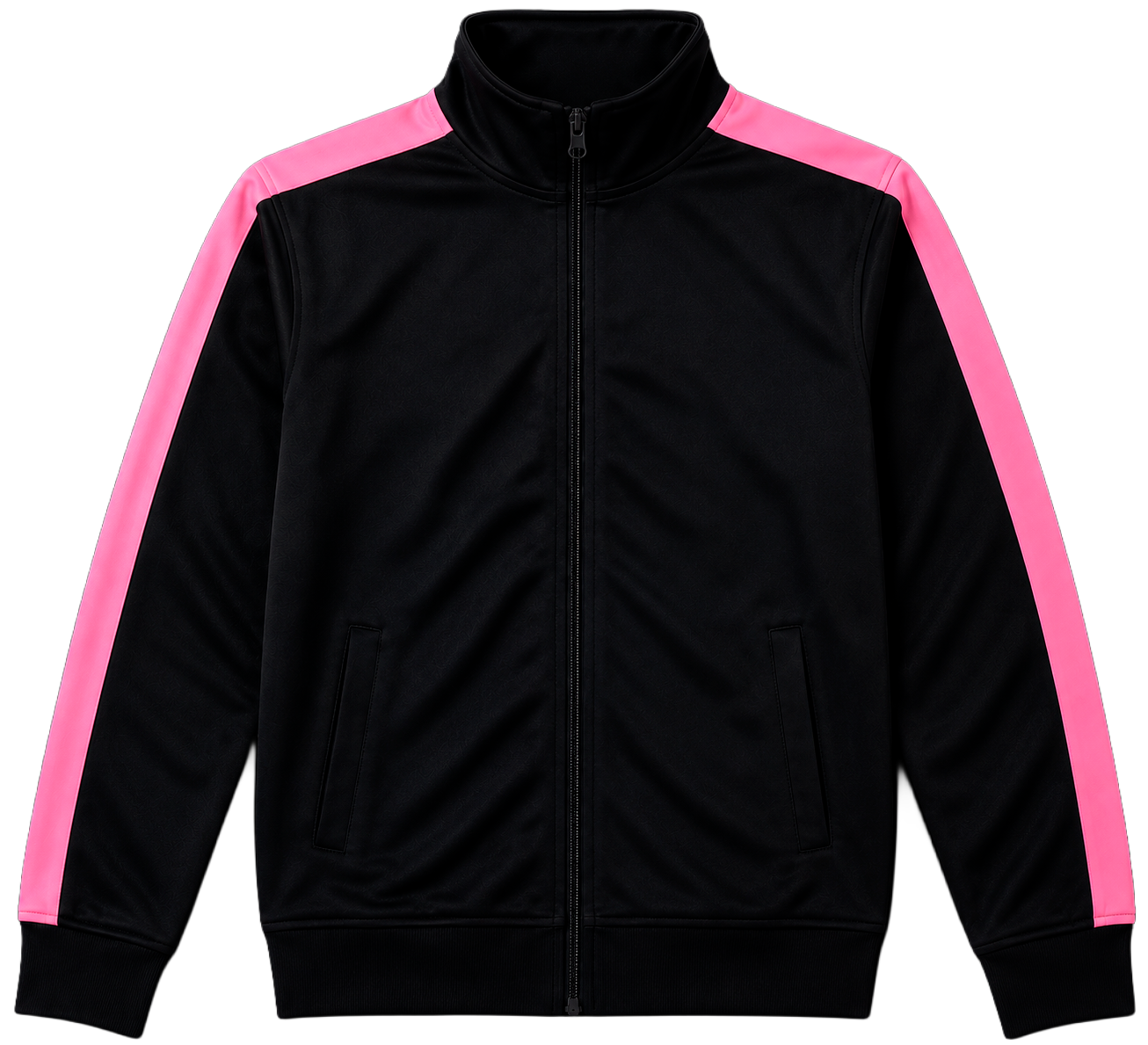 REBEL MINDS TRACK JACKET BLACK/HT PINK - 100-501 - Steal Deal 
