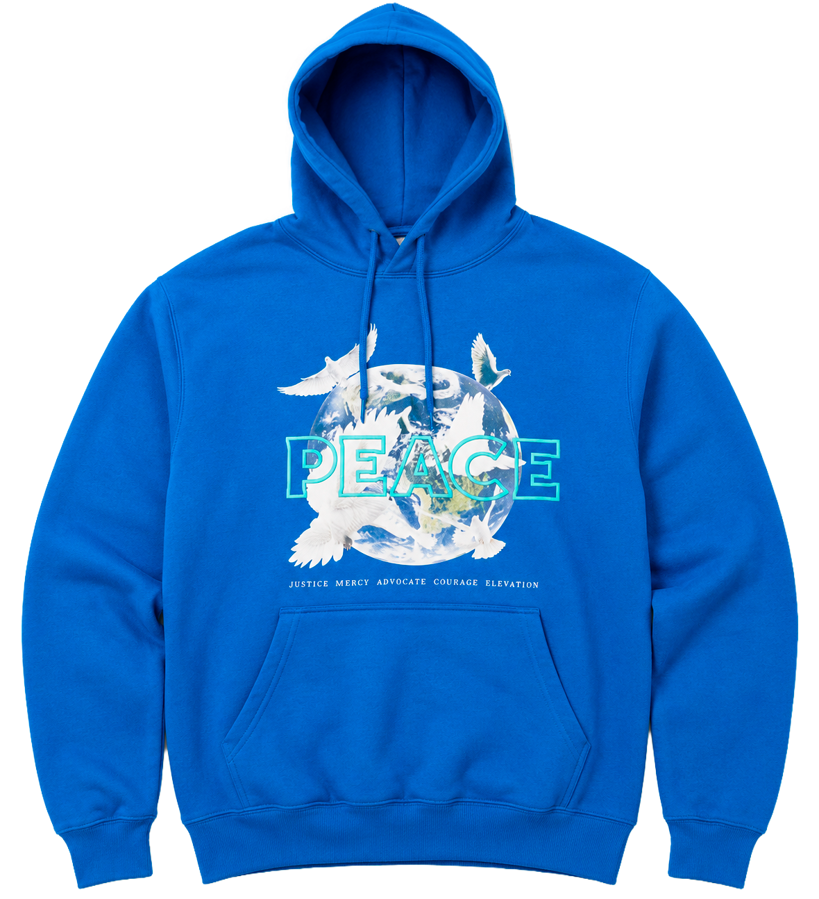 GENUINE GRAPHIC HOODIE BLUE - GN3266 - Steal Deal 