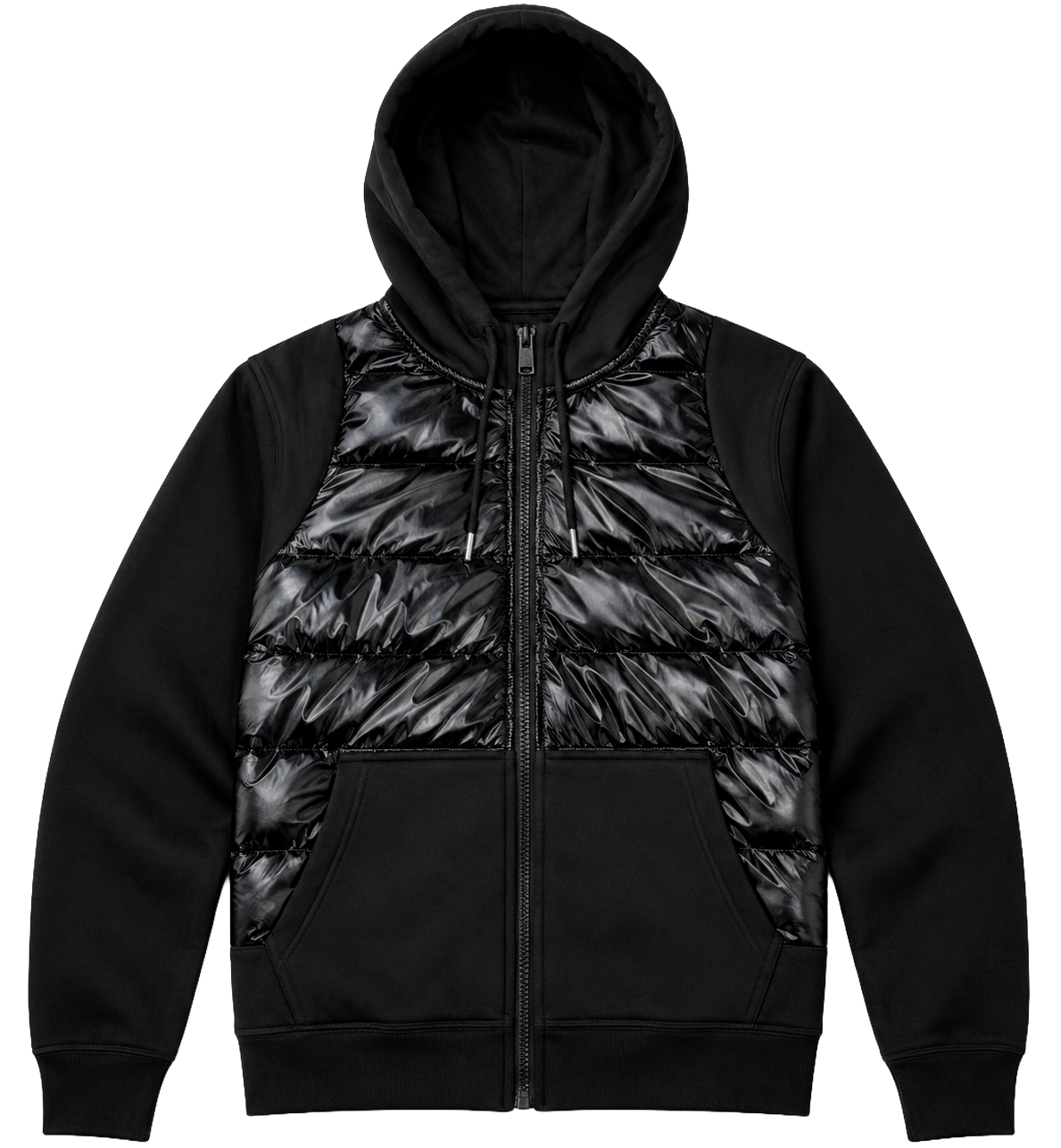 SWITCH ZIP UP HOODIE BLACK - SF3232 - Steal Deal 