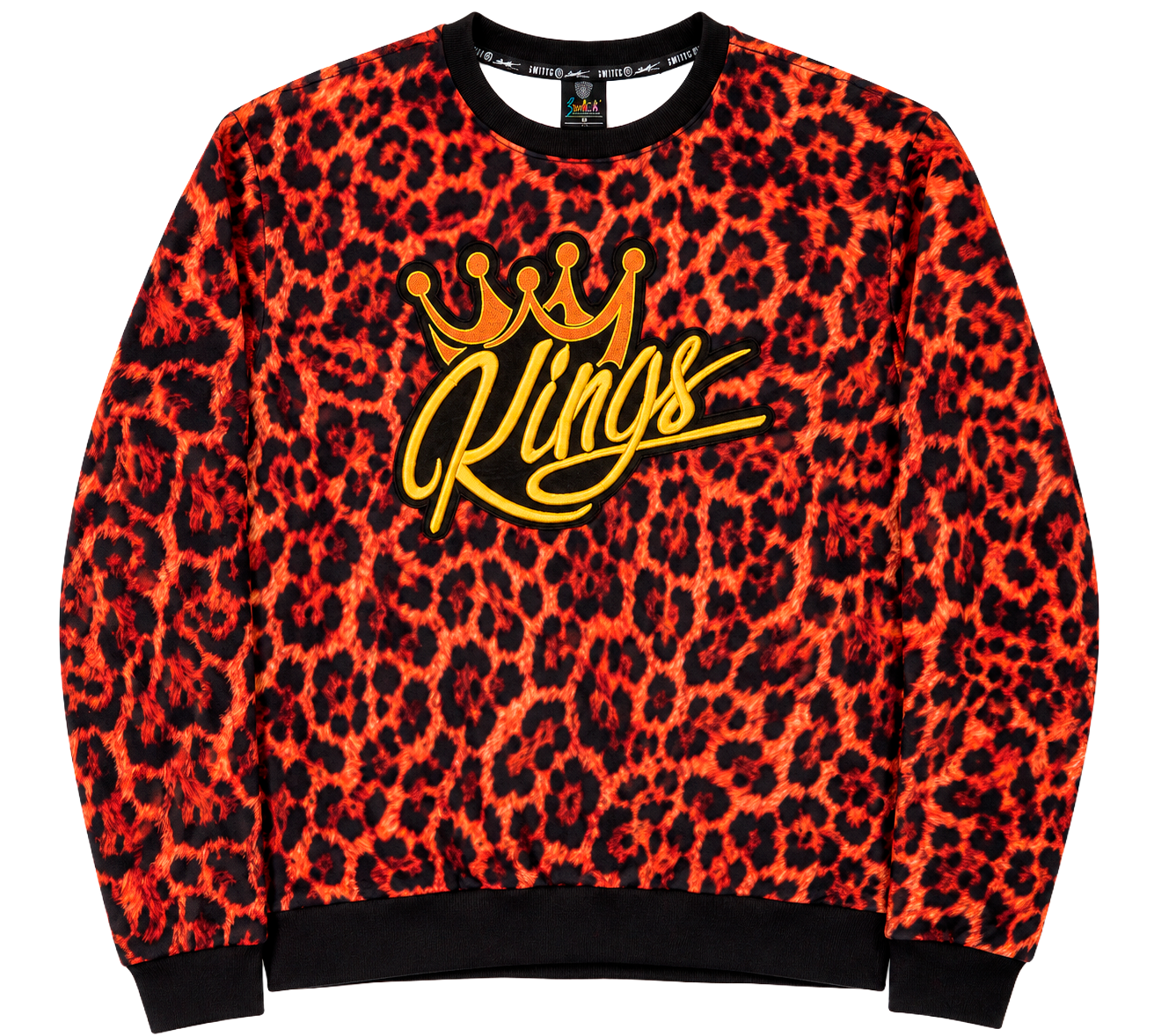 SWITCH LEOPARD CREWNECK RED - SF0241 - Steal Deal 