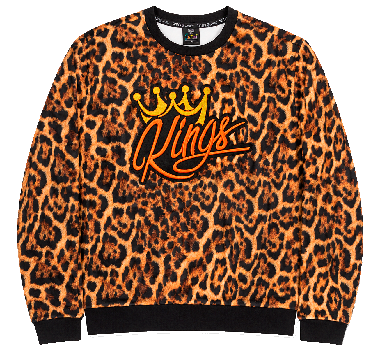 SWITCH LEOPARD CREWNECK TIMBER - SF0241 - Steal Deal 
