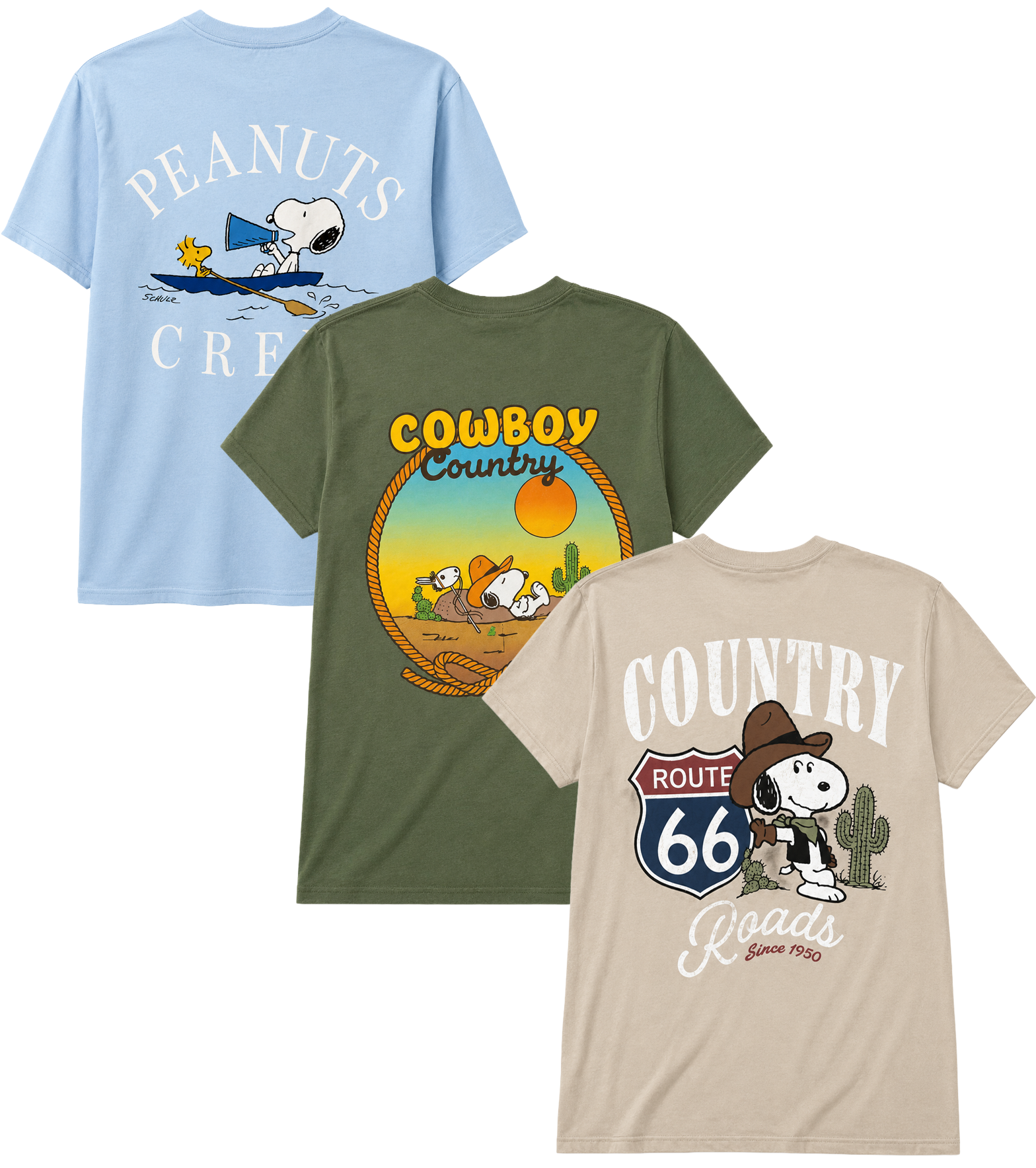 LICENSED ASSORTED CARTOON T-SHIRTS (IR) ASST - SNOOPY