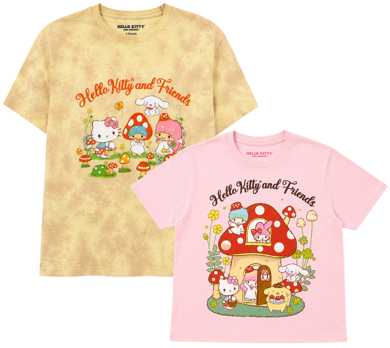 YOUTH GIRLS ASSORTED LICENSED T-SHIRTS (IR) ASST - HELLO KITTY