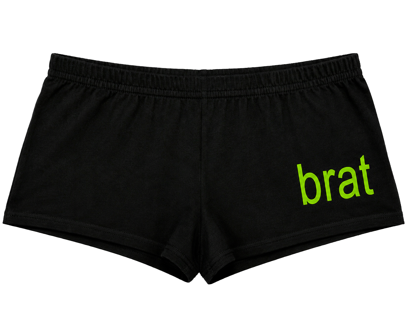 WOMENS LICENSED BOOTY SHORTS BLACK - PLLICSHT