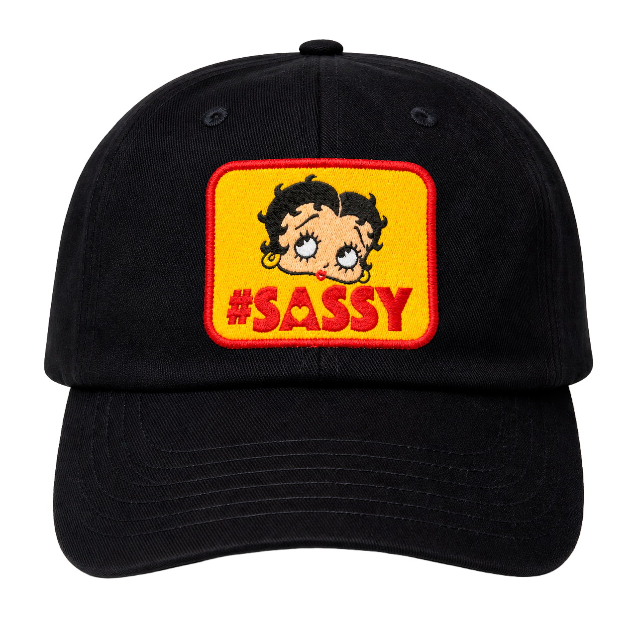 LICENSED BETTY BOOP DAD HAT BLACK - BA24593BTBU
