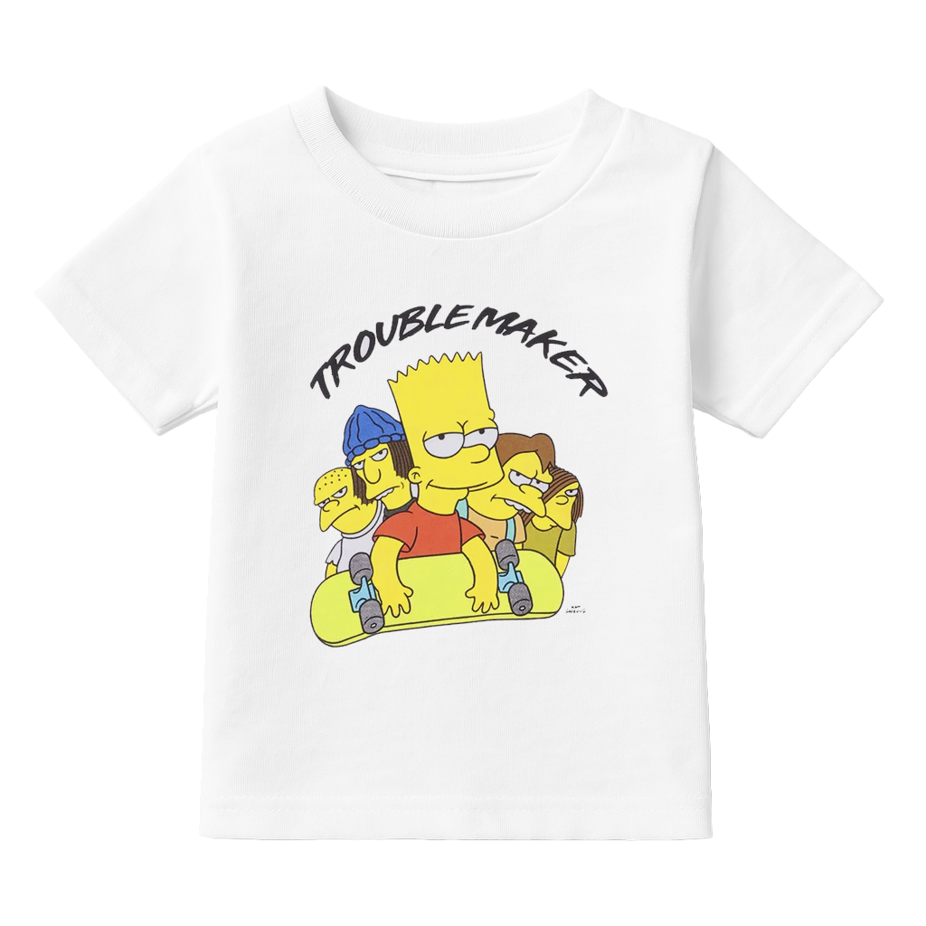 TODDLER LICENSED THE SIMPSONS T-SHIRT WHITE - 3SMP98610