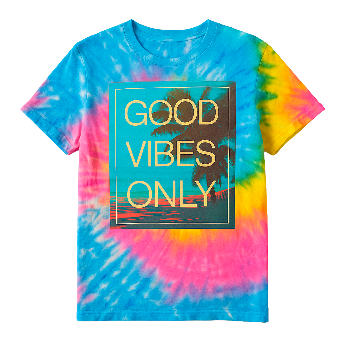 YOUTH BOYS ASSORTED GOOD VIBES T-SHIRT ASST - 3PLY96330BU-C02