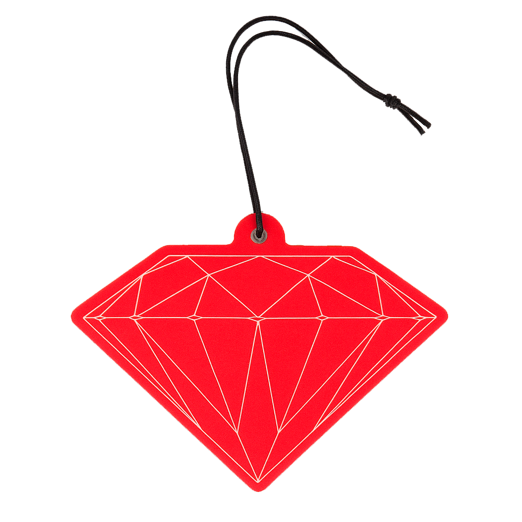 DIAMOND SUPPLY CO AIR FRESHENER RED - ZOODAZ05