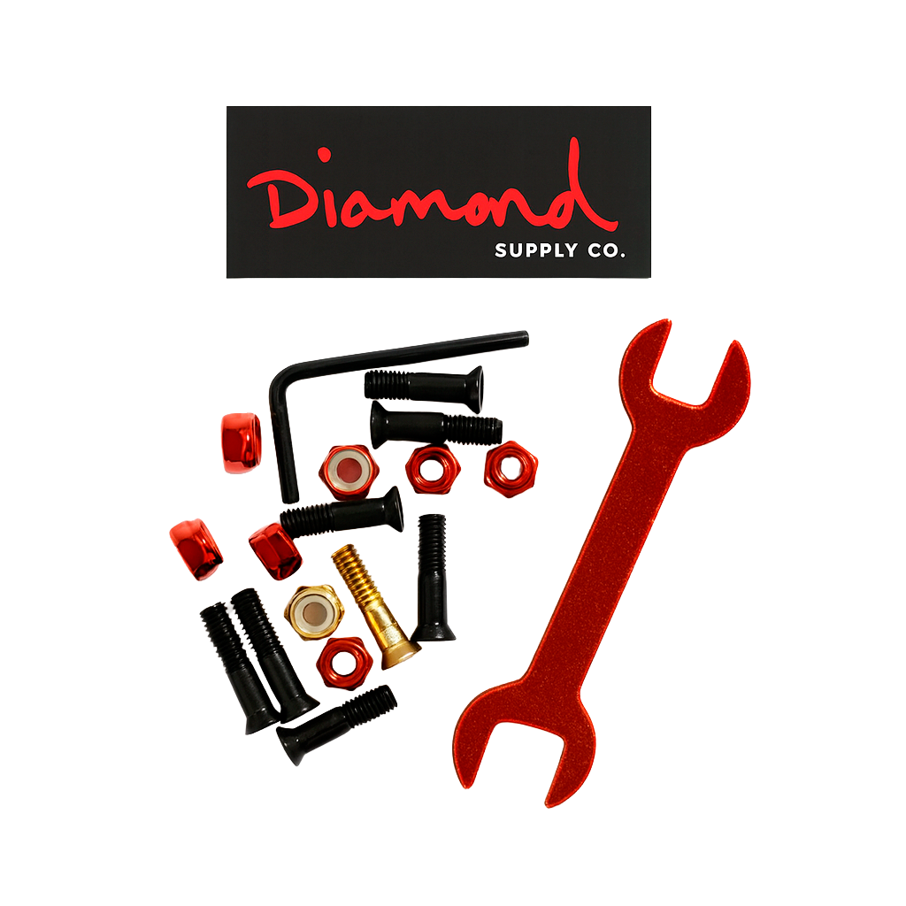 DIAMOND SUPPLY CO SIGNATURE PRO HARDWARE RED - NYJAH HOUSTON