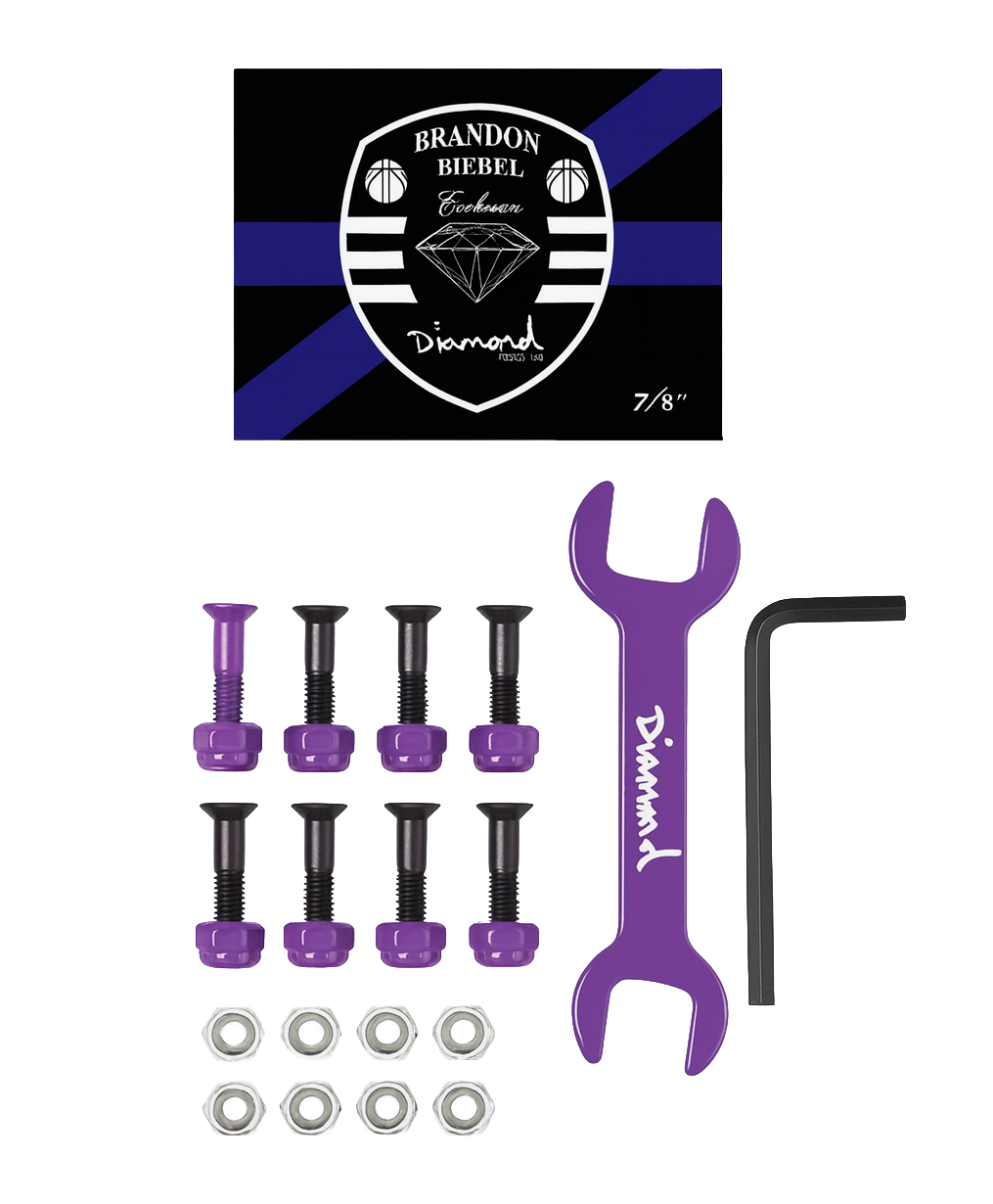 DIAMOND SUPPLY CO HELLA TIGHT PRO HARDWARE PURPLE - BRANDON BIEBEL