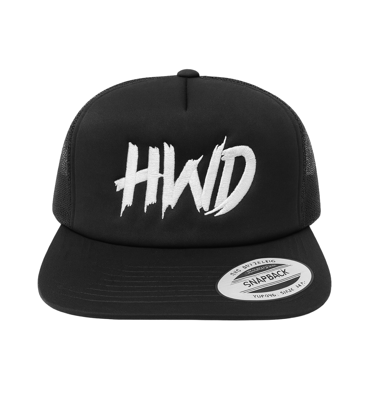 HWD TRUCKER HAT SNAPBACK BLACK - C19HMD020