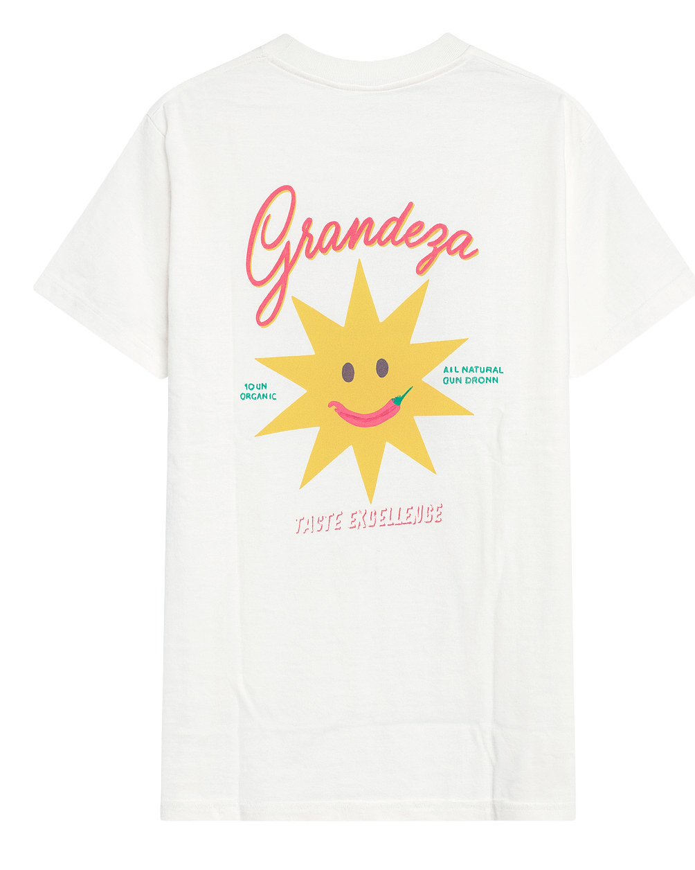 GRANDEZA HOT SAUCE T-SHIRT WHITE - Z20GMPA06G