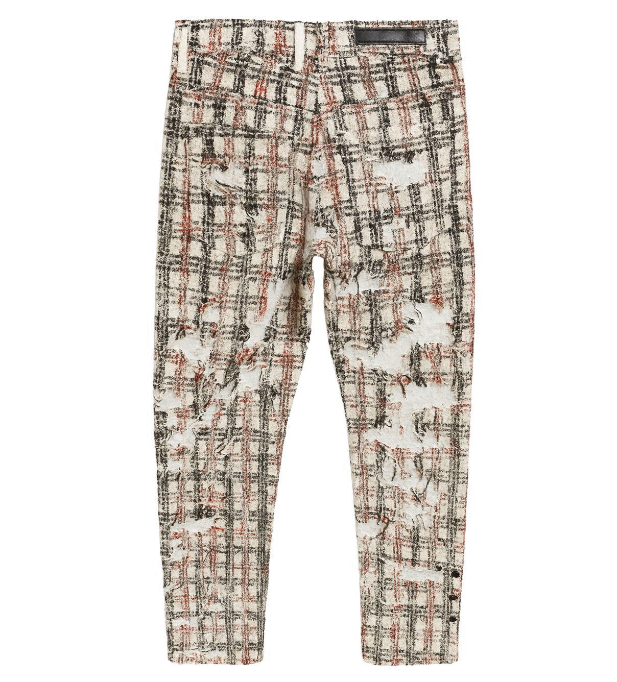 EMBELLISH SPIEGEL BORO JEANS WHITE/BLACK/RED - EMBHOL23-032