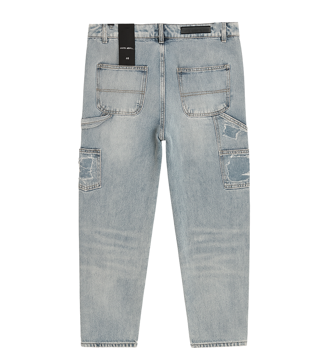 EMBELLISH CARWEB CARPENTER JEANS ACID WASH - EMBF24-009