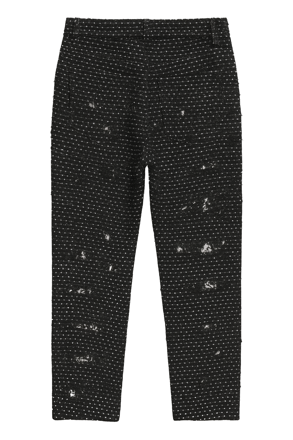 EMBELLISH SKELETON BORO JEANS BLACK - EMBSPR24-046