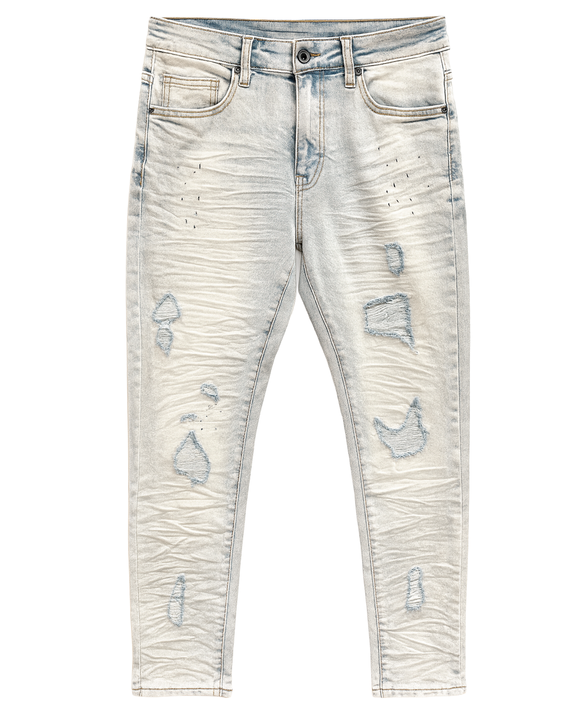 CRYSP DENIM PREMIIUM JEANS LIGHT PAINT - CRYSPR241-023