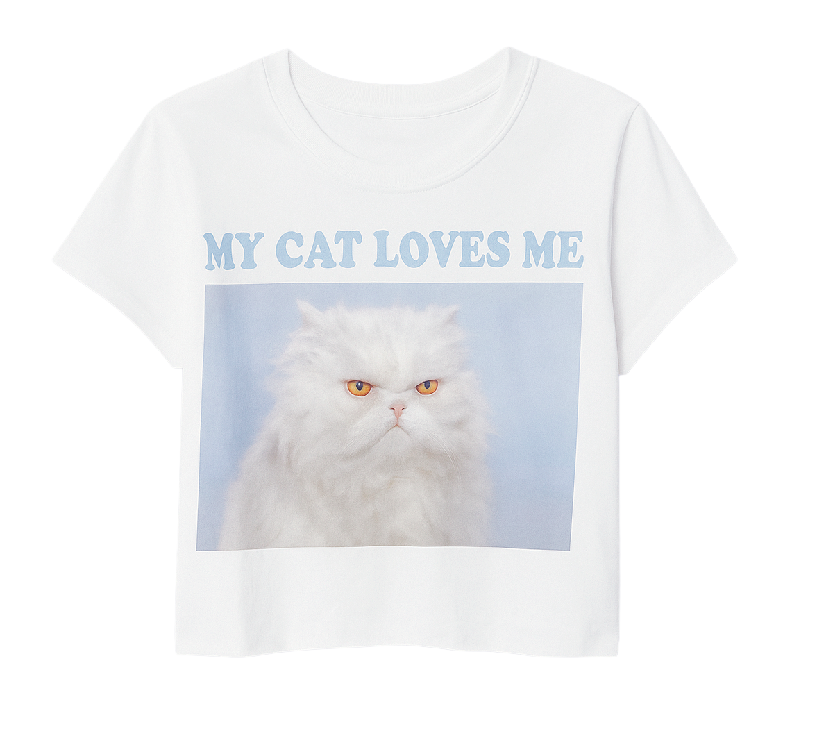 YOUTH GIRLS VERBAGE CROP T-SHIRT OFF WHITE - 5PLE99740F