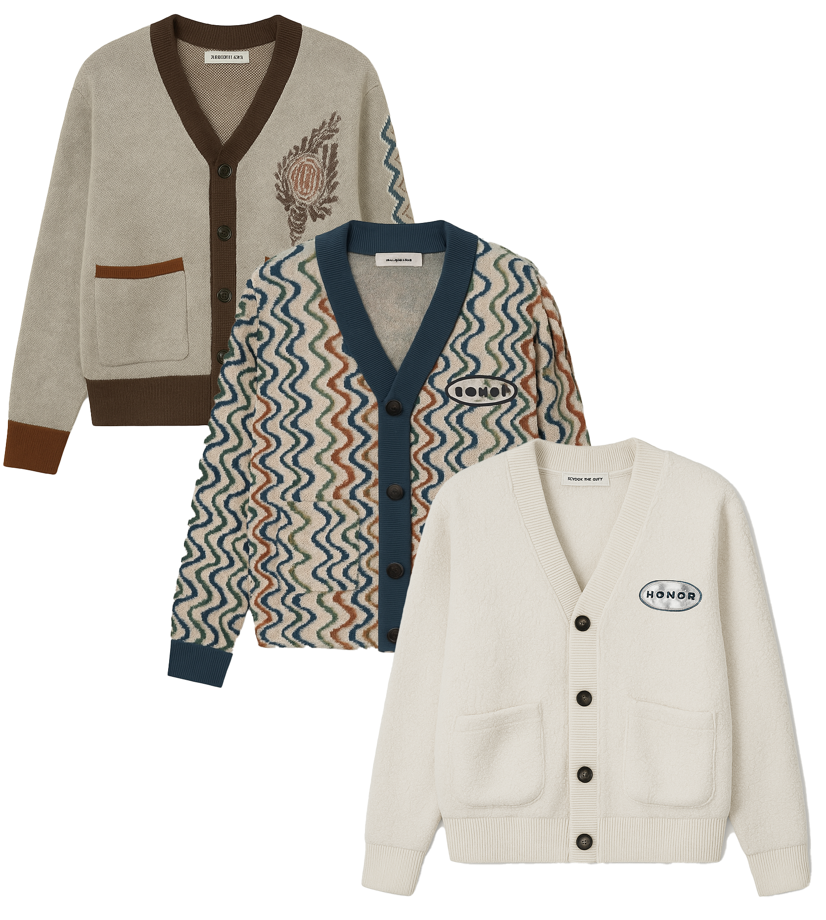 HONOR THE GIFT ASSORTED CARDIGANS ASST - HTGCGN0625