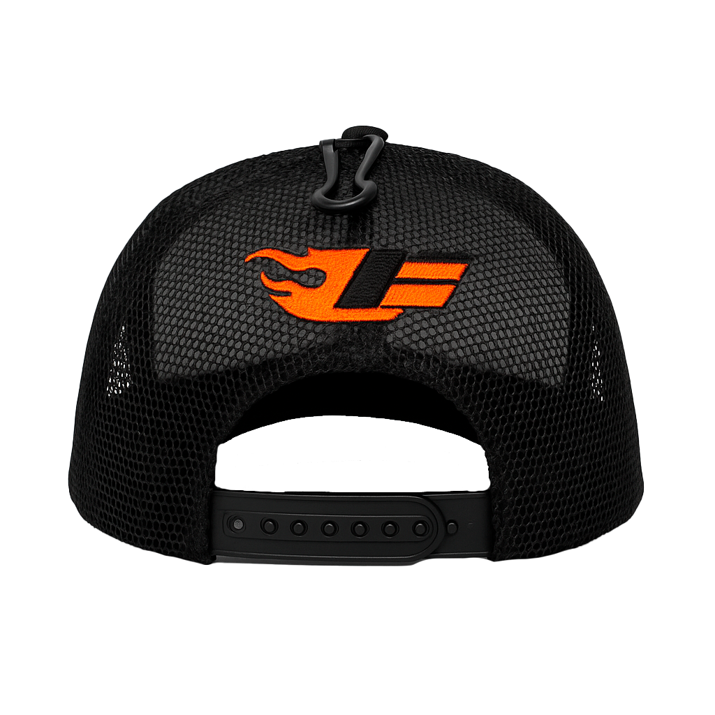 LICENSED D73 HOT WHEELS TRUCKER HAT GREY/BLACK - HTW/XHF