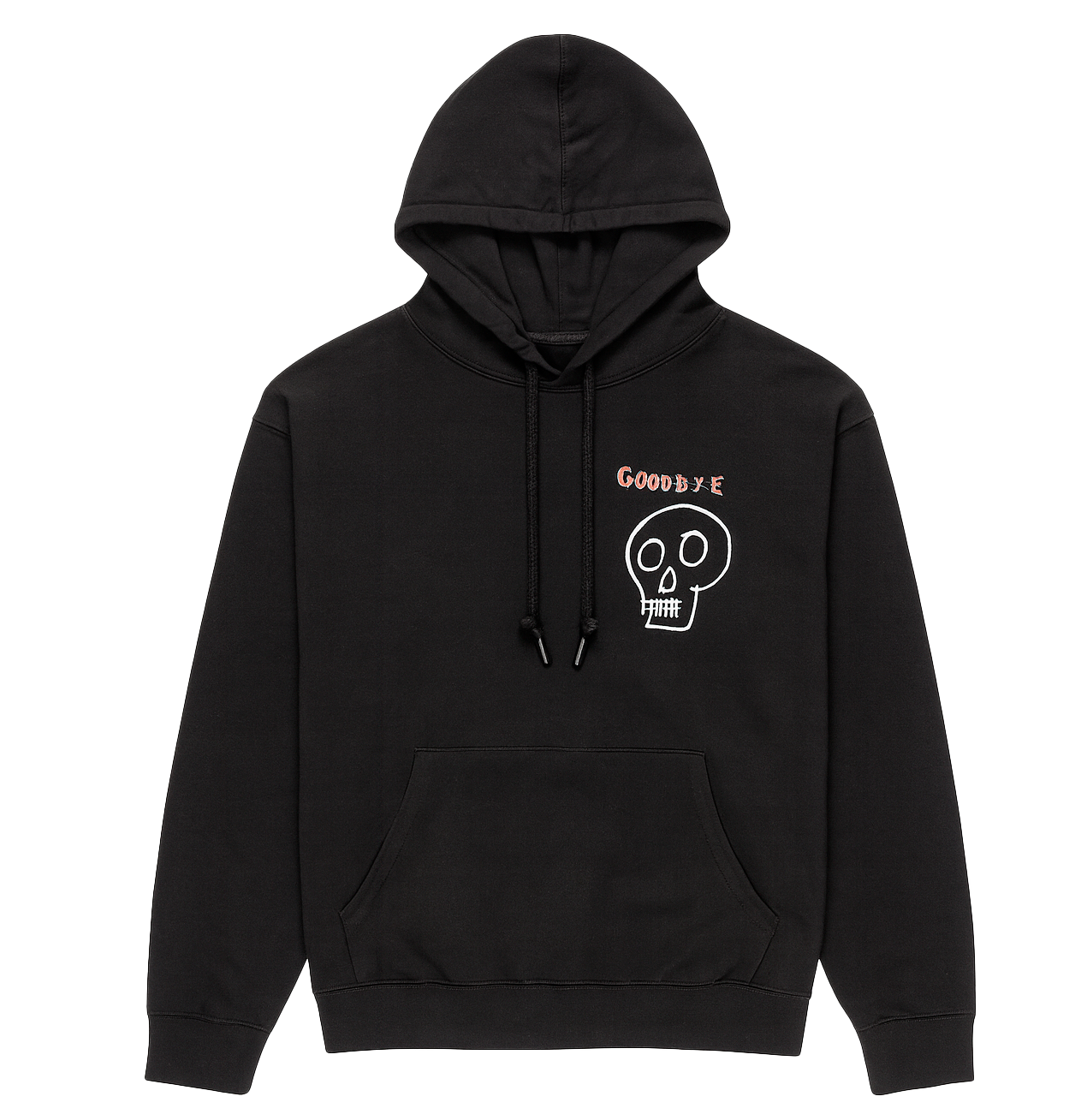 LICENSED GRAPHIC HOODIE SWEATSHIRT BLACK - RJAH9653TRS