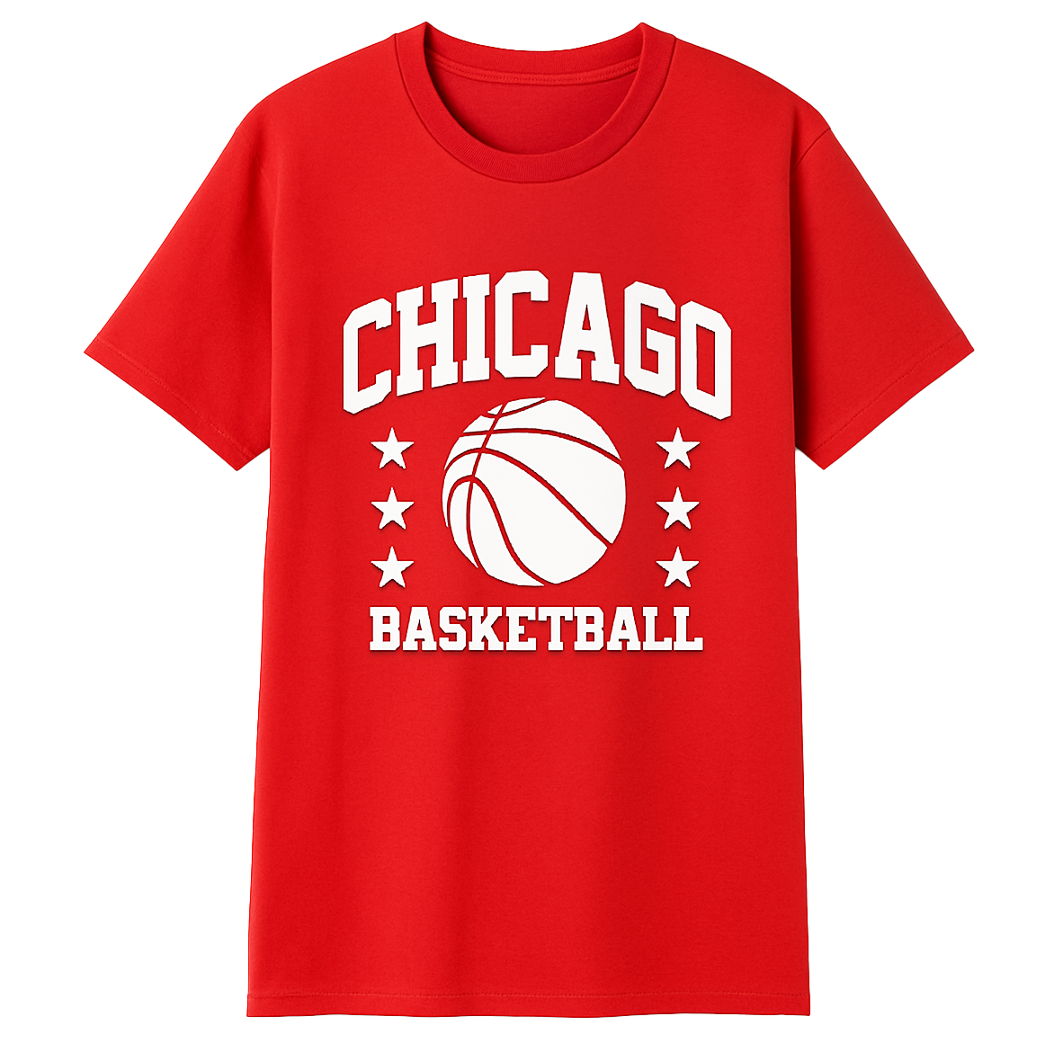 MELROSE PLACE GRAPHIC T-SHIRT RED - CHICAGO