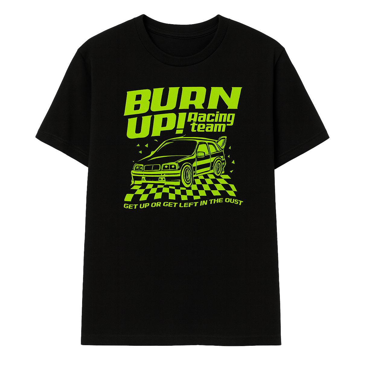 MELROSE PLACE GRAPHIC T-SHIRT BLACK - BURN UP
