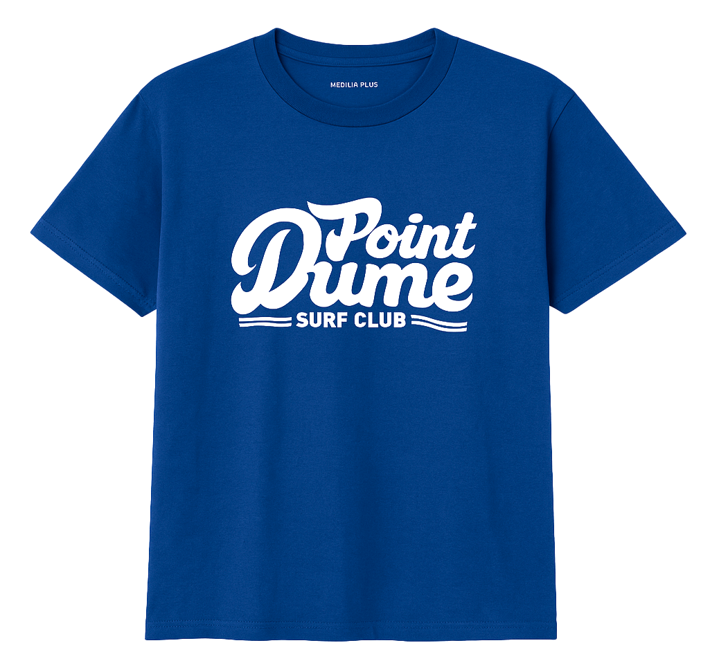 YOUTH MELROSE PLACE GRAPHIC T-SHIRT ROYAL - POINT DUME