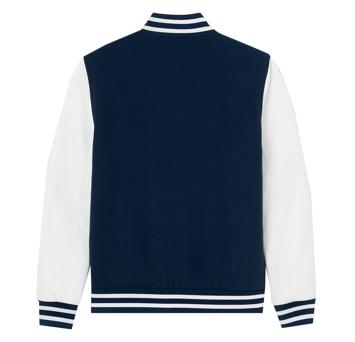 REBEL MINDS VARSITY JACKET NAVY/WHITE - 100-581