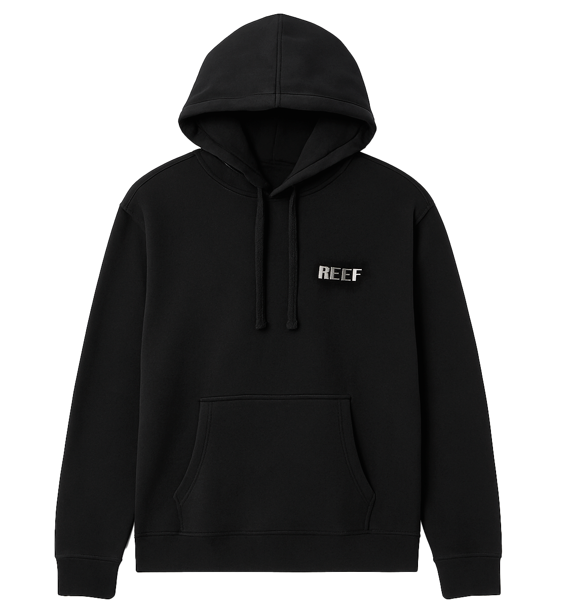 REEF GRAPHIC HOODIE SWEATSHIRT BLACK - REEFHD