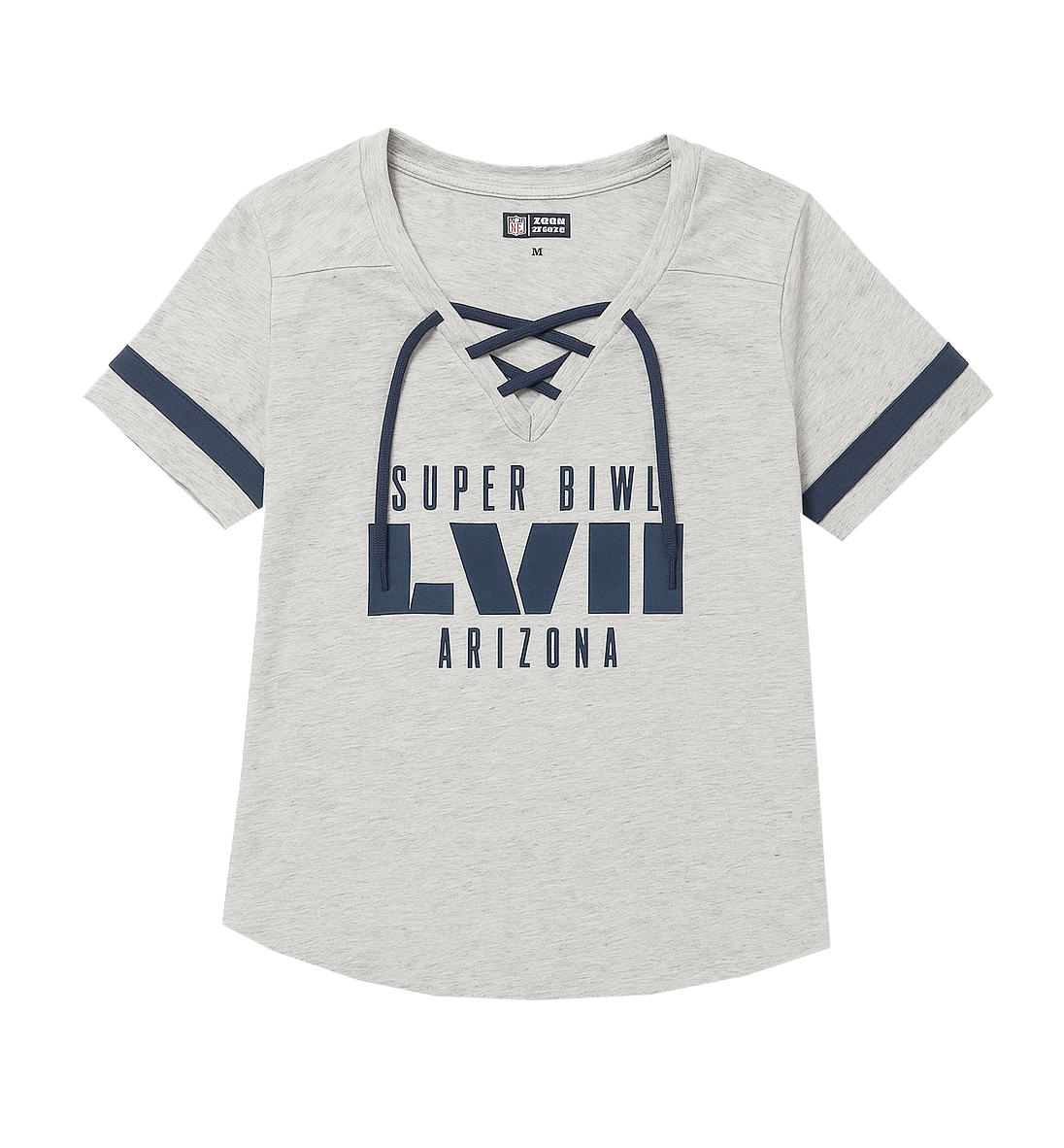 WOMENS FANATICS ARIZONA SUPER BOWL T-SHIRT GREY - SB57LT000400