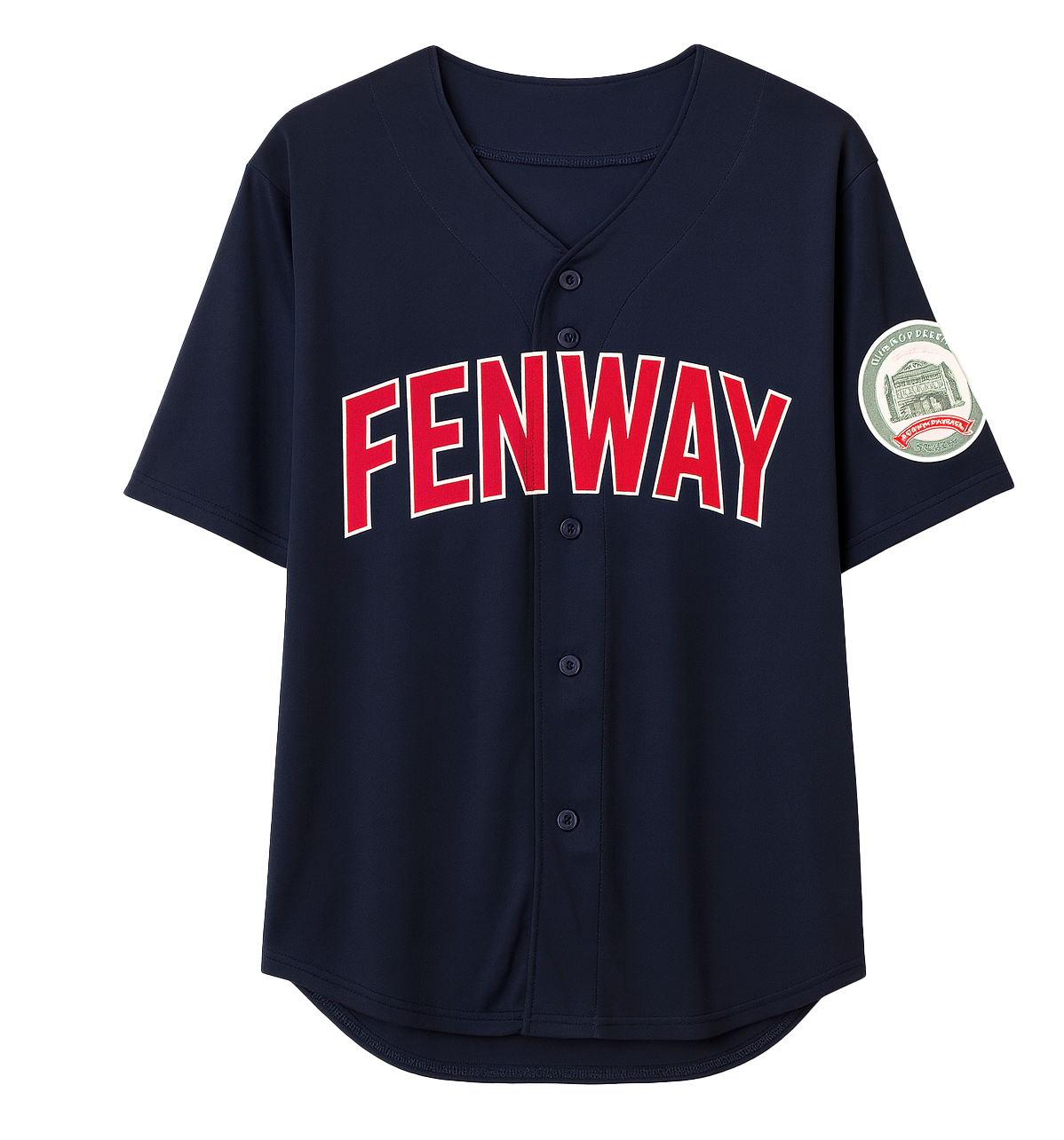 FENWAY PARK BASEBALL JERSEY NAVY - MFENWAYJER